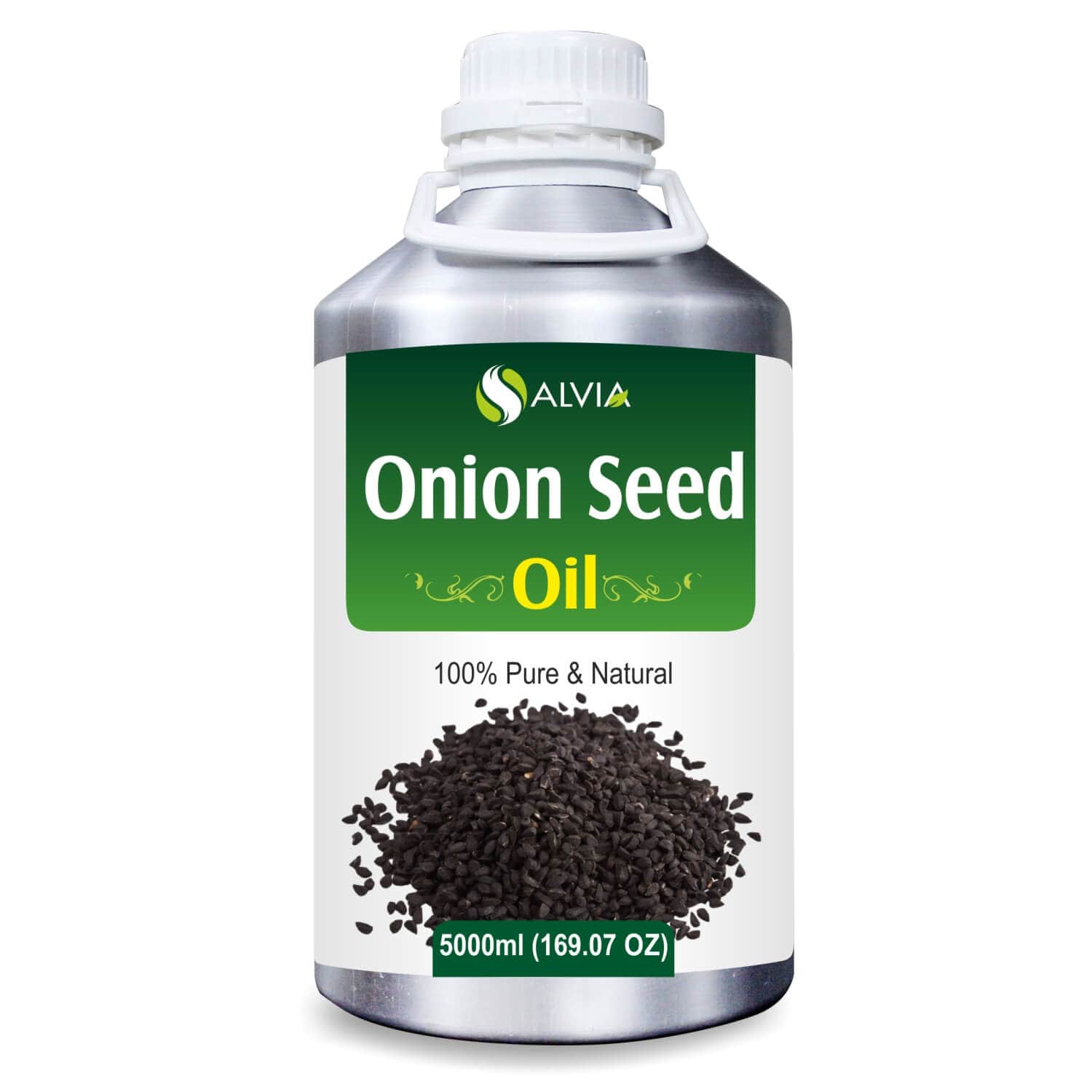 Salvia Natural Carrier Oils 5000ml Onion Seed Oil (Allium Cepa) 100% Natural Pure Carrier Oil Salvia Natural Carrier Oils 5000ml Onion Seed Oil (Allium Cepa) 100% Natural Pure Carrier Oil